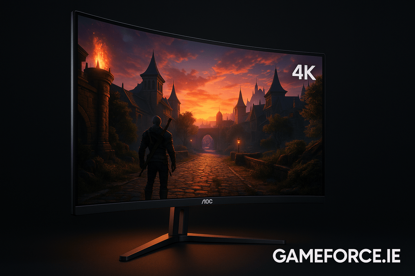 AOC PC Monitors for Gaming and Business with Official Manufacturers Warranty - buy from Ireland Gameforce.ie