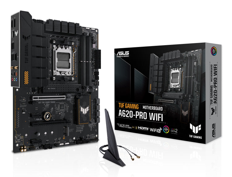 ASUS TUF GAMING A620-PRO WIFI AMD A620 Socket AM5 ATX