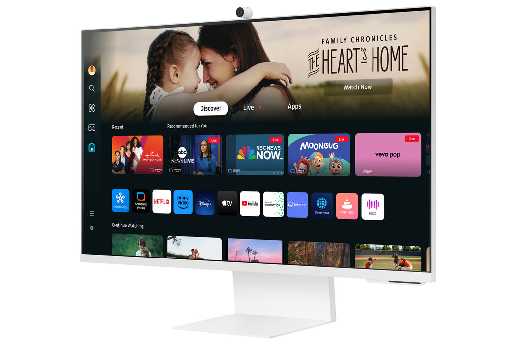Samsung M80D computer monitor 81.3 cm (32") 3840 x 2160 pixels 4K Ultra HD LED White