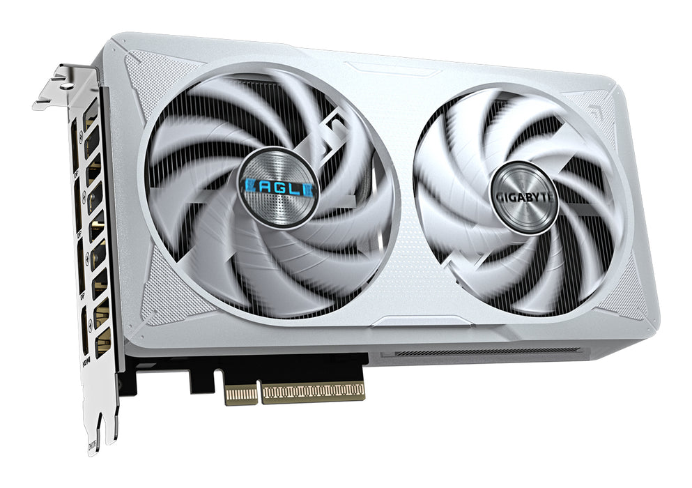 GIGABYTE GeForce RTX 5060 EAGLE OC ICE 8G Graphics Card - 8GB GDDR7, 128bit, PCI-E 5.0, 2550 MHz Core Clock, 3 x DisplayPort, 1 x HDMI, GV-N5060EAGLEOC ICE-8GD