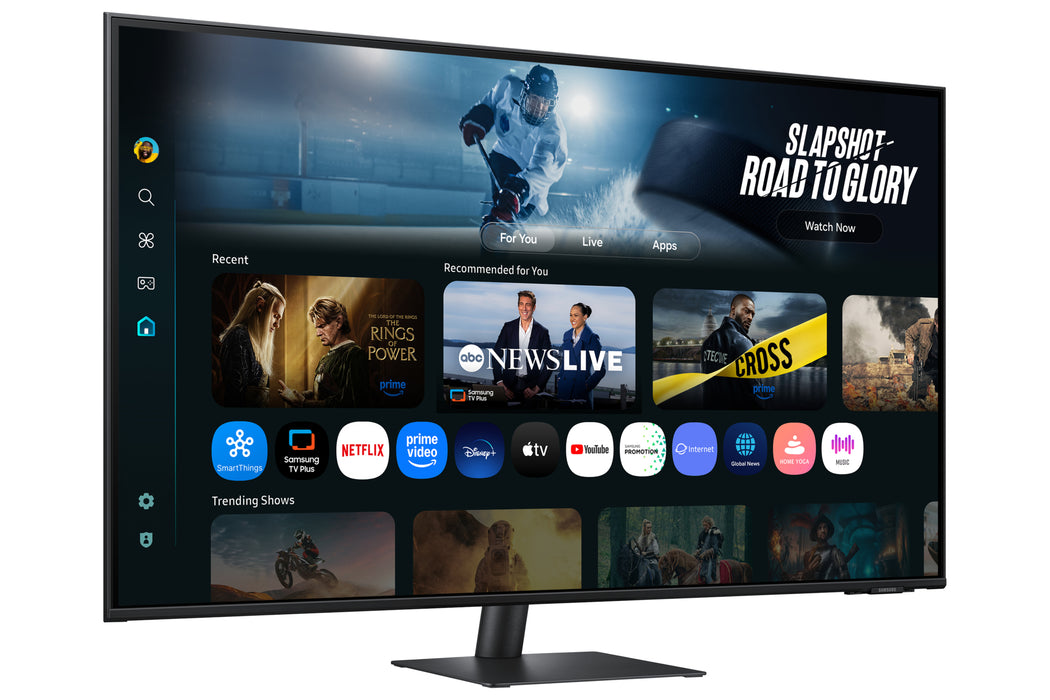 Samsung M7 M70F computer monitor 109.2 cm (43") 3840 x 2160 pixels 4K Ultra HD LCD Black
