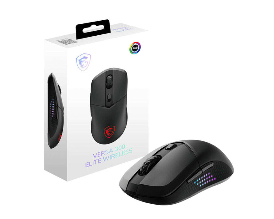 MSI VERSA 300 ELITE WIRELESS mouse Gaming Right-hand RF Wireless + Bluetooth + USB Type-C Optical 26000 DPI GAMEFORCE.IE - Custom Gaming PCs - Gameforce.ie Customer Reviews