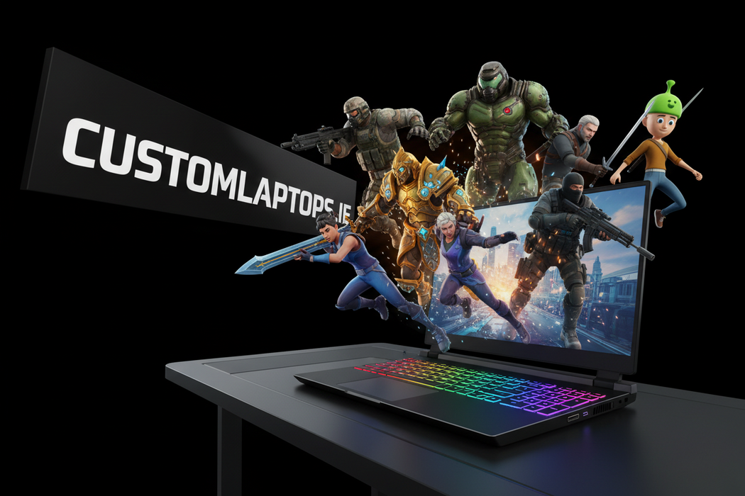 GAMEFORCE 14" PHANTOM CUSTOM GAMING LAPTOP WITH RYZEN AI PROCESSOR & RADEON GRAPHICS