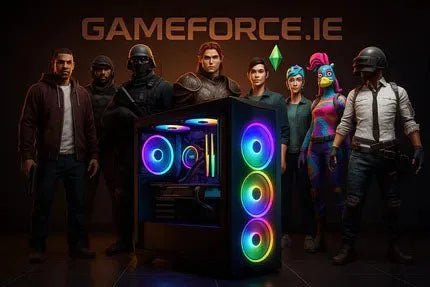 Custom Optimised Gaming PCs Build your based on yourr favourite pc games made by irelands gameforce.ie